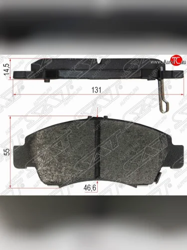 Комплект тормозных колодок SAT Honda Civic EP хэтчбэк 3 дв. дорестайлинг (2000-2003)