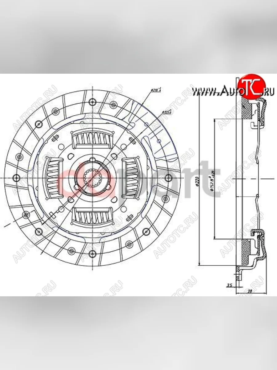 Комплект сцепления SAT (1,6) Mazda Demio 2 DY рестайлинг (2005-2007)  в Перми Пермском крае