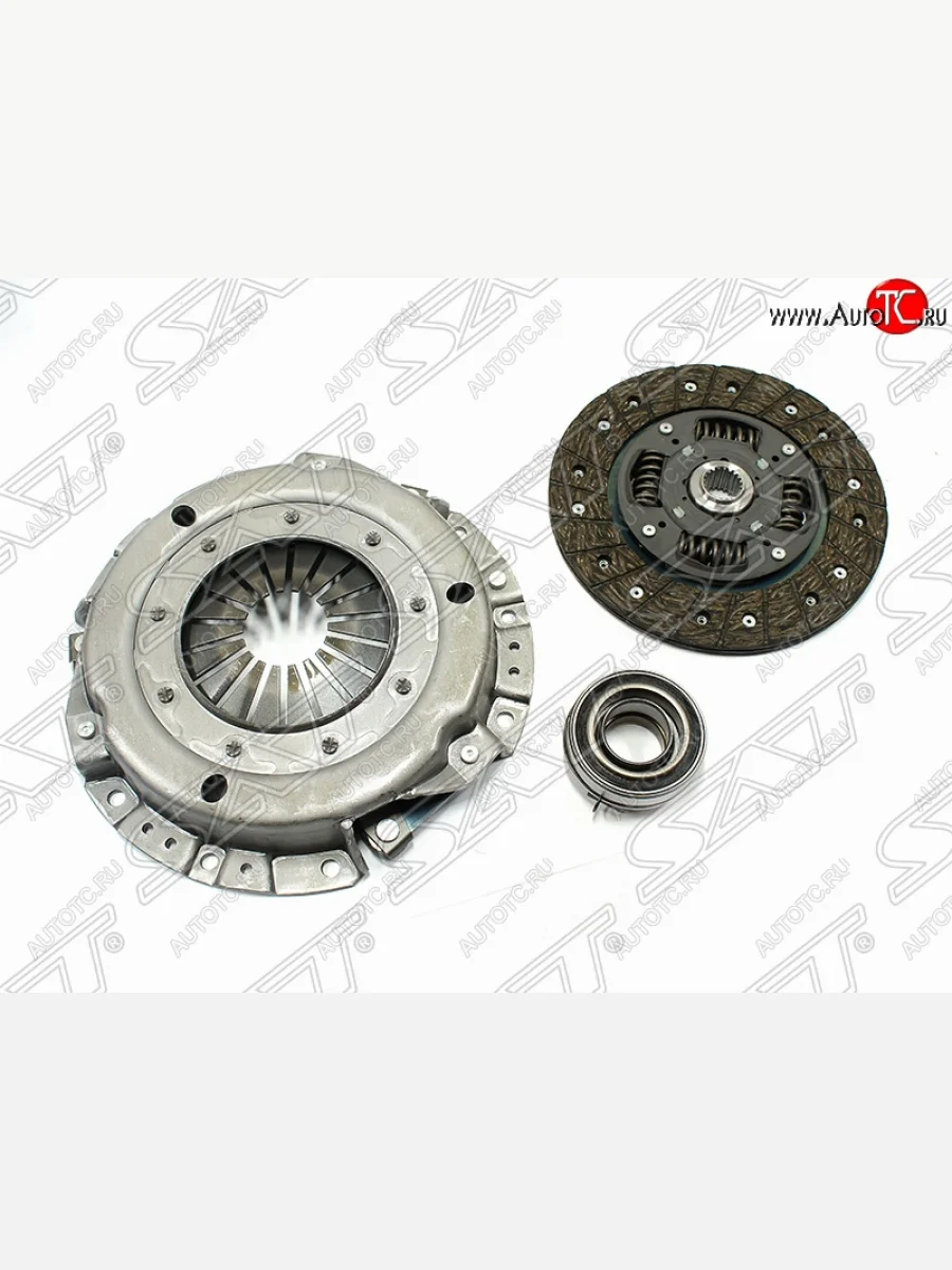 Комплект сцепления SAT (1.3/1.6) Mitsubishi Lancer 9 CS седан 2-ой рестайлинг (2005-2009)  с доставкой в г. Керчь