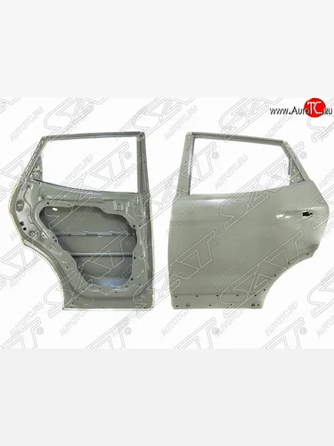 Левая дверь задняя SAT Hyundai Santa Fe  DM (2012-2019) дорестайлинг, рестайлинг