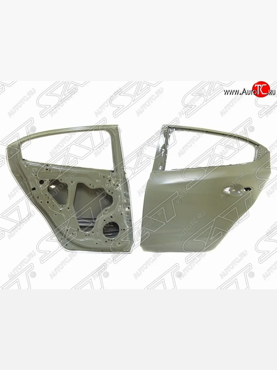 Левая дверь задняя SAT  Mazda 3/Axela (2013-2016) BM (Неокрашенная)  в Самаре Самарской области