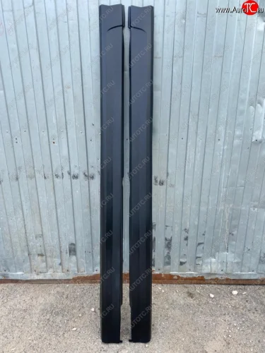 Пороги накладки Autodemic (Текстурная поверхность) Renault Logan  1 (2004-2016) дорестайлинг, рестайлинг