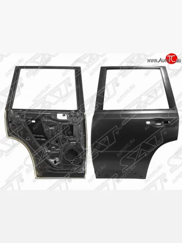 Левая дверь задняя SAT Nissan X-trail  2 T31 (2007-2015) дорестайлинг, рестайлинг