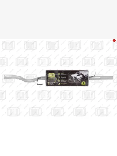 Глушитель основной TRIALLI ( Евро-3) Лада ВАЗ 2112 купе (2002-2009)