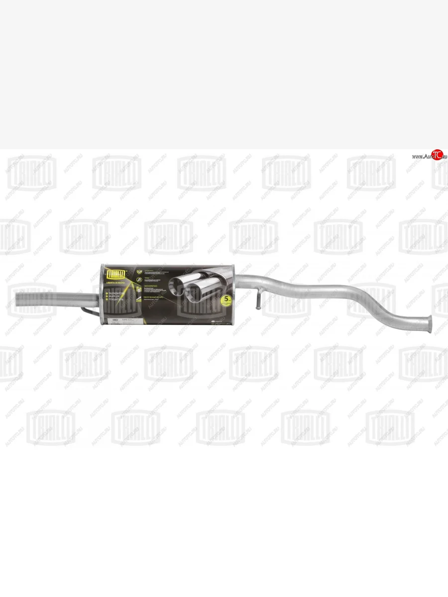 Глушитель основной TRIALLI Лада ВАЗ Веста Кросс NG SW 2181 универсал рестайлинг (2022-2025)  с доставкой в г. Керчь