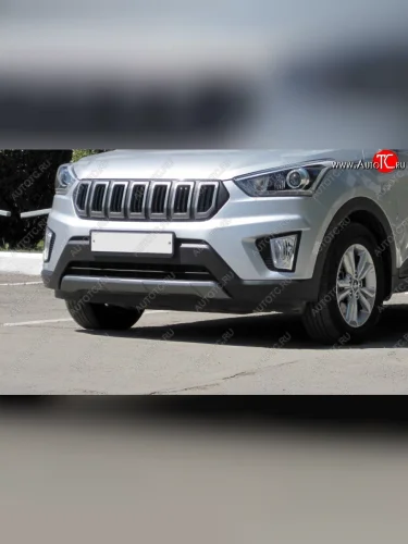 Накладка переднего бампера Next Hyundai Creta GS рестайлинг (2019-2021)