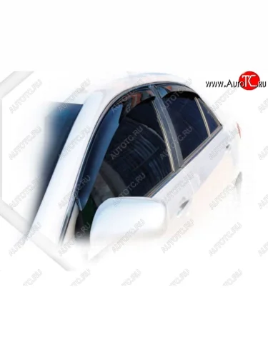 Дефлектора окон CA-Plastic (Classic полупрозрачный) Toyota Camry XV40 рестайлинг (2009-2011)