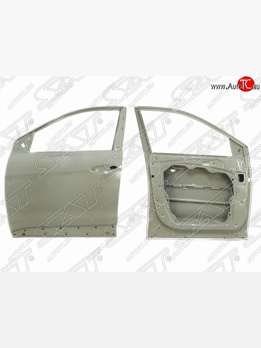 Левая дверь передняя SAT  Hyundai Santa Fe (2012-2019) DM (Неокрашенная)  в Самаре Самарской области