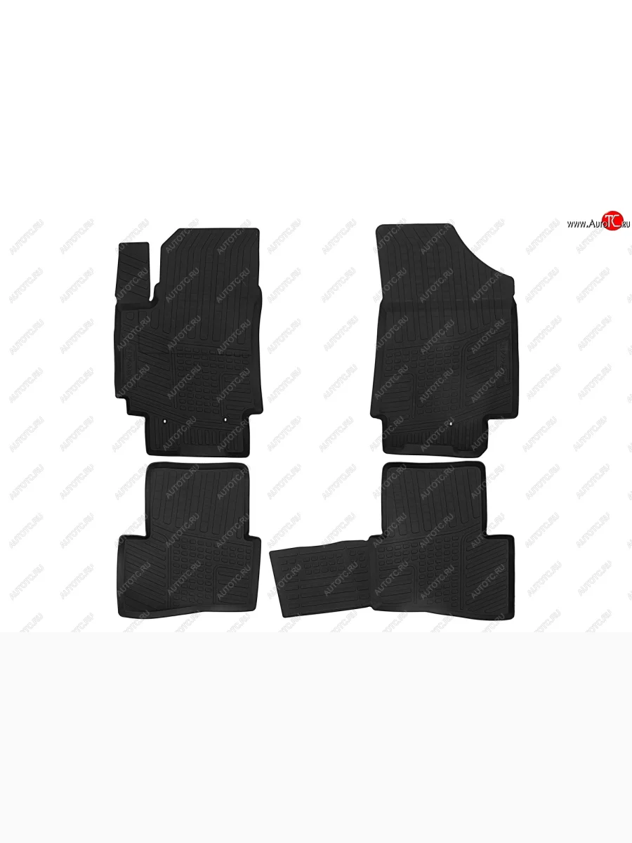 Комплект 3D ковриков в салон с повышенной износостойкостью Format PRO (с противоскользящими шипами) Hyundai Creta GS дорестайлинг (2015-2019)  в Самаре Самарской области