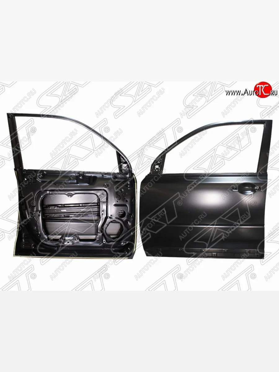 Левая дверь передняя SAT Nissan X-trail 2 T31 рестайлинг (2010-2015) (Неокрашенная)  в Перми Пермском крае