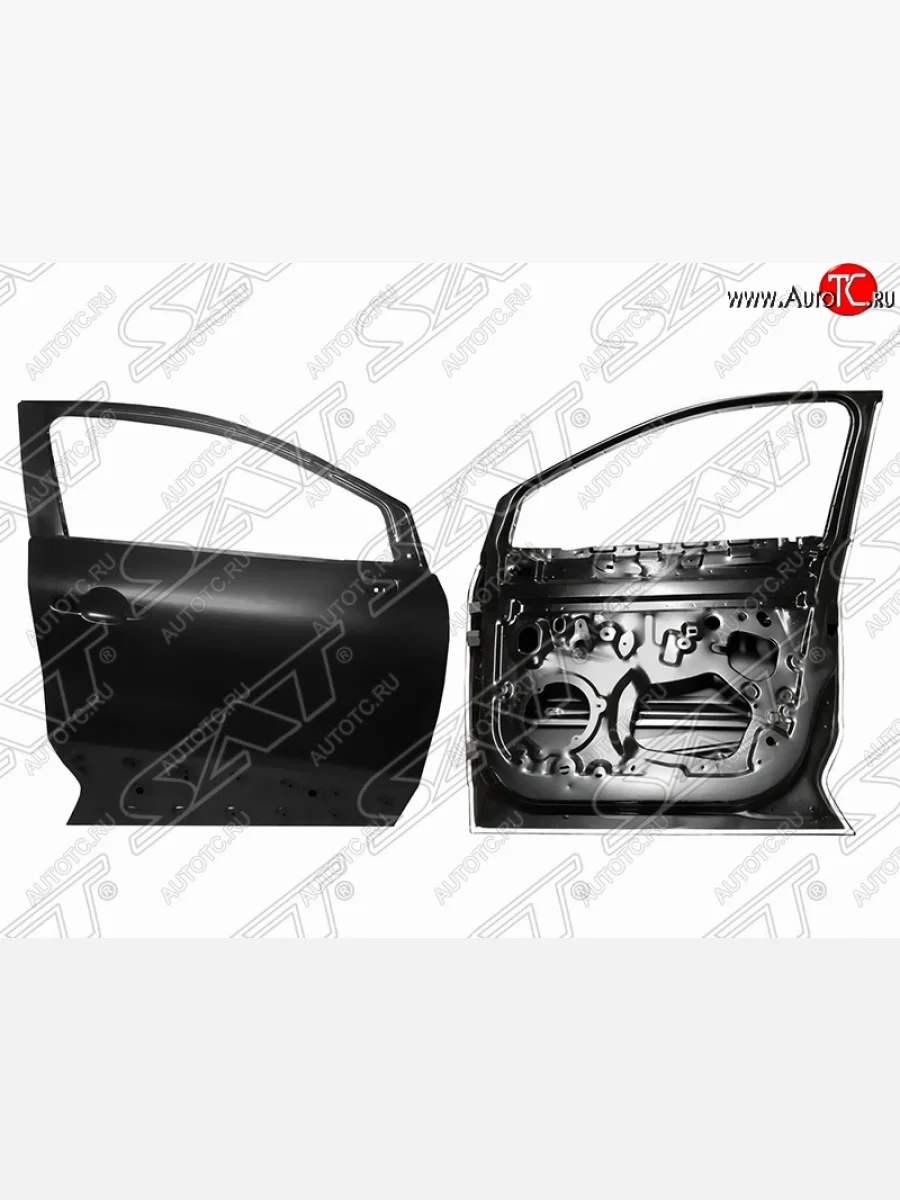 Правая дверь передняя SAT Renault Kaptur дорестайлинг (2016-2020) (Неокрашенная)  в Самаре Самарской области