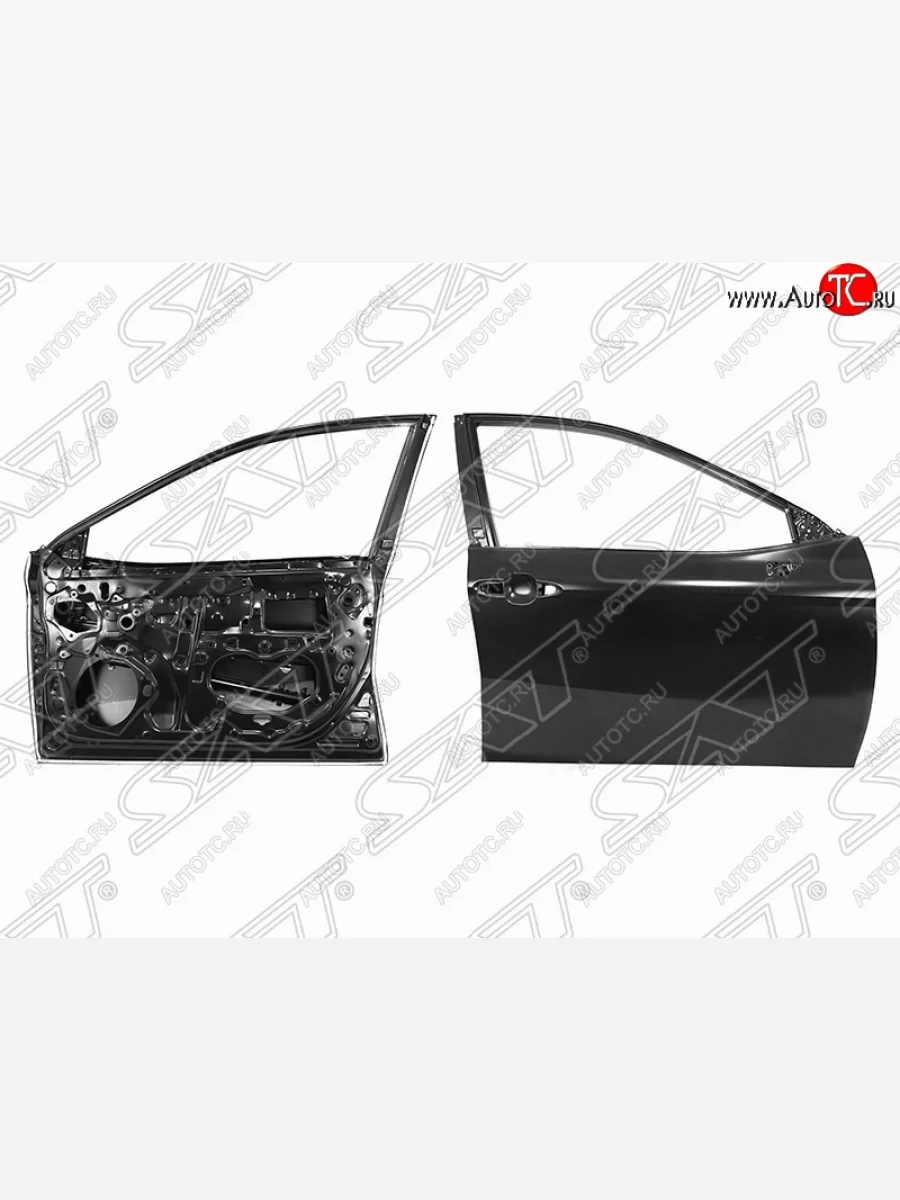 Правая дверь передняя SAT Toyota Camry XV70 дорестайлинг (2017-2021) (Неокрашенная)  в Керчи Республика Крым