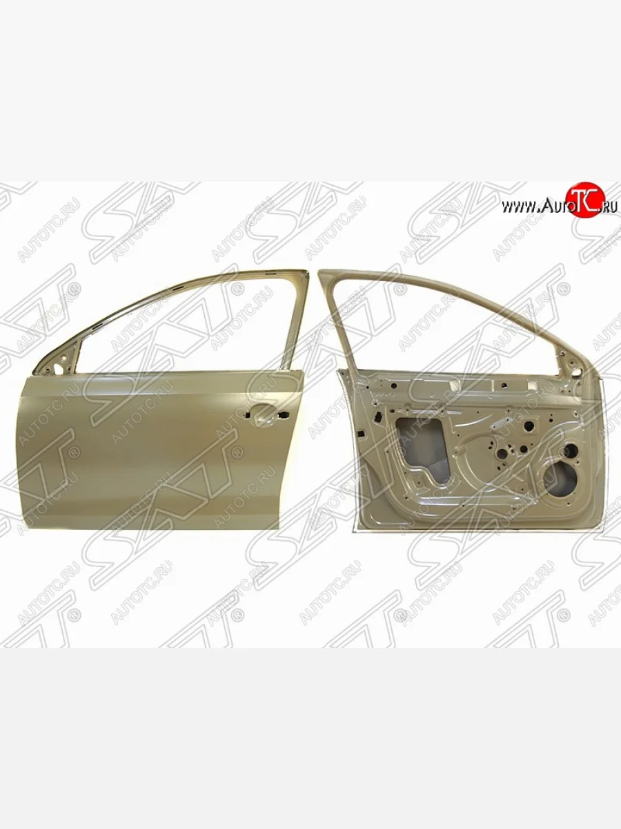 Левая дверь передняя SAT Volkswagen Jetta A6 седан дорестайлинг (2011-2015) (Неокрашенная)  в Керчи Республика Крым