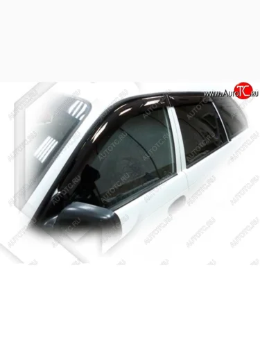 Дефлектора окон (Е100, 103) CA-Plastic (Classic полупрозрачный) Toyota Corolla  E110 (1997-2000) универсал дорестайлинг