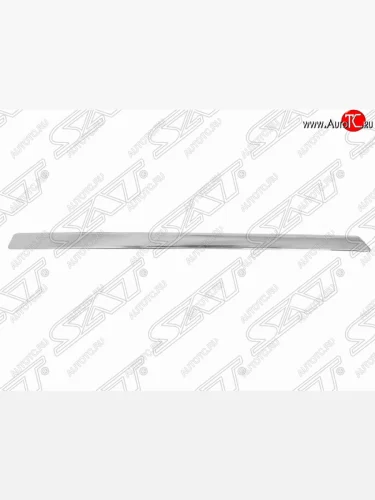 Левый молдинг на передний бампер SAT (Хром) Audi Q7 4L рестайлинг (2009-2015)