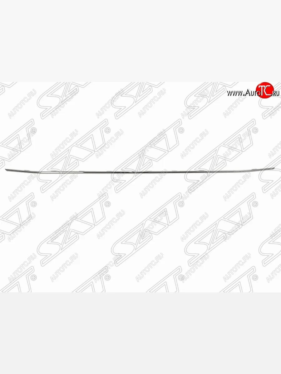 Молдинг на передний бампер SAT Volkswagen Tiguan Mk2 дорестайлинг (2016-2020) (центр, Неокрашенный)  в Керчи Республика Крым