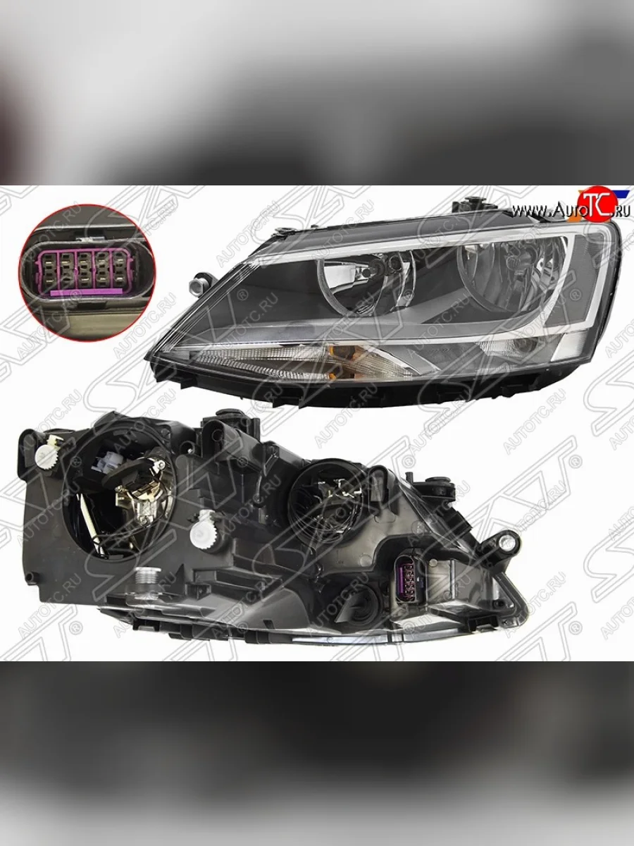 Левая фара SAT Volkswagen Jetta A6 седан рестайлинг (2015-2018)  в Керчи Республика Крым