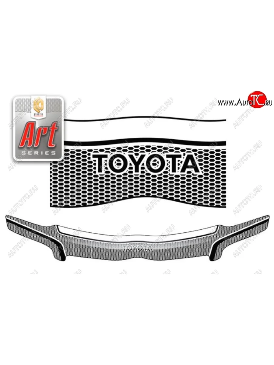 Дефлектор капота CA-Plastiс Toyota Corolla E120 седан рестайлинг (2004-2007) (Серия Art черная)  в Воронеже Воронежской области