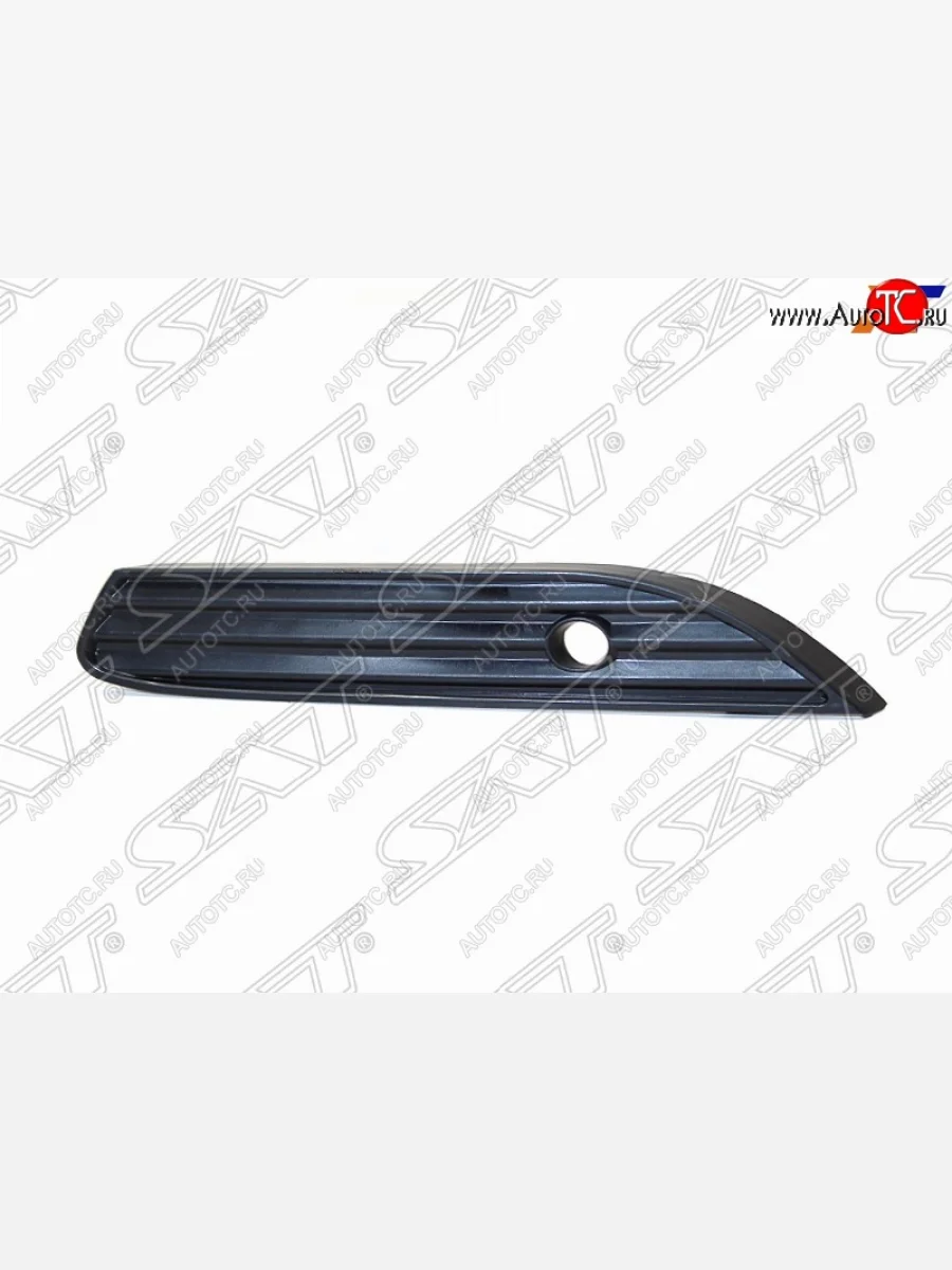 Левая вставка переднего бампера SAT Hyundai Solaris RBr седан рестайлинг (2014-2017)  с доставкой в г. Керчь