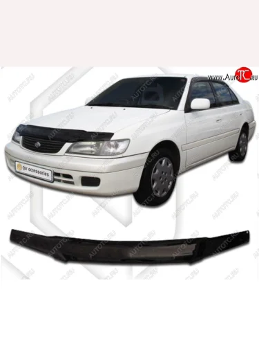 Дефлектор капота CA-Plastiс (Classic черный) Toyota Corona Premio T210 дорестайлинг (1996-1997)