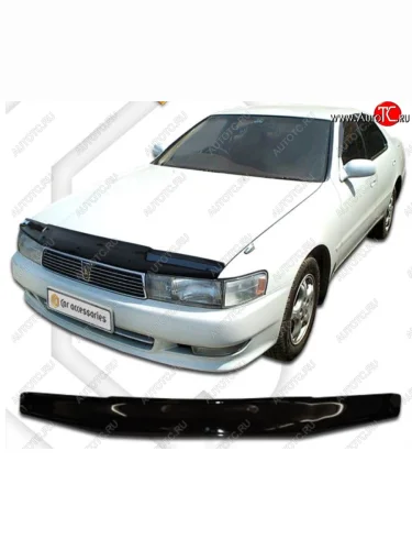 Дефлектор капота CA-Plastiс (Classic черный) Toyota Cresta X90 (1992-1996)