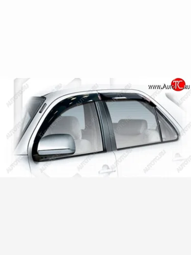 Дефлектора окон CA-Plastic (Classic полупрозрачный) Toyota Fortuner AN50/AN60 2-ой рестайлинг (2011-2015)