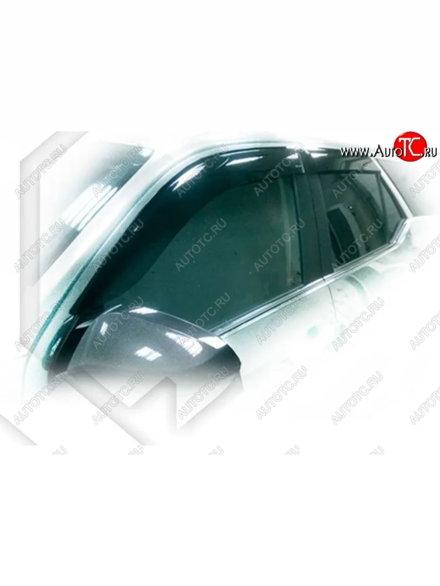 Дефлектора окон CA-Plastic Toyota Fortuner AN160 рестайлинг (2020-2025) (Classic полупрозрачный, Без хром.молдинга)  в Самаре Самарской области