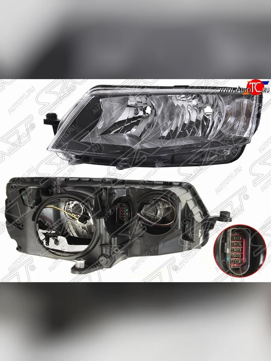 Левая фара SAT Skoda Octavia A7 дорестайлинг универсал (2012-2017)  в Перми Пермском крае