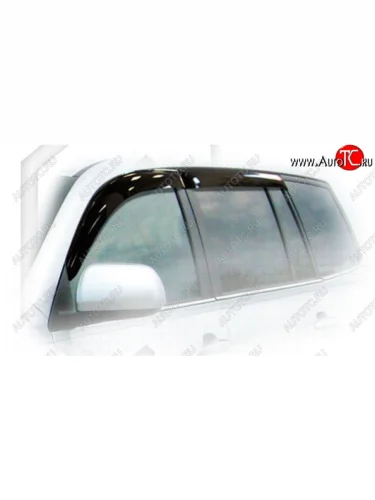 Дефлектора окон CA-Plastic (Classic полупрозрачный) Toyota Highlander  XU40 (2010-2013) рестайлинг