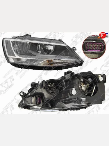 Правая фара SAT Volkswagen Jetta A6 седан дорестайлинг (2011-2015)