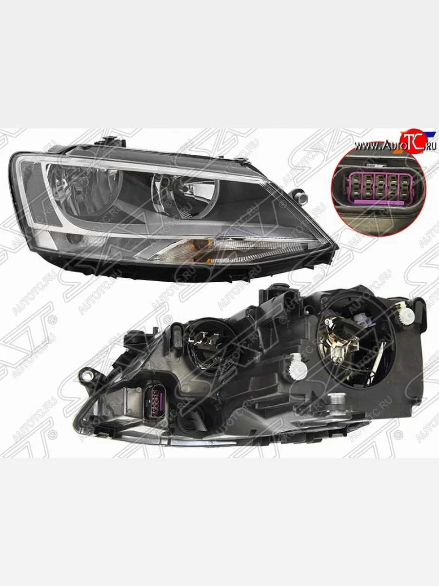 Правая фара SAT Volkswagen Jetta A6 седан дорестайлинг (2011-2015)  в Керчи Республика Крым