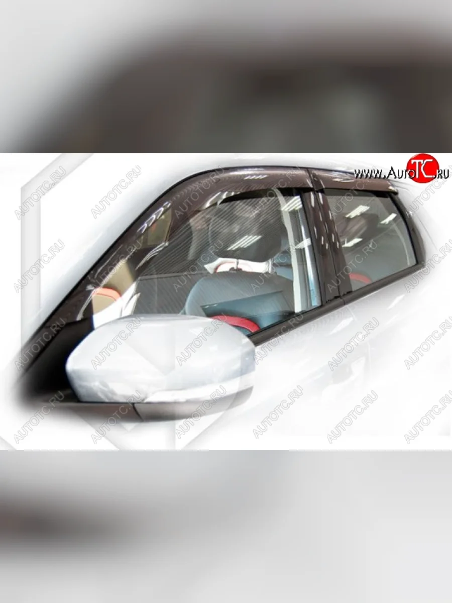 Дефлектора окон CA-Plastic Changan CS55 дорестайлинг (2017-2018) (Classic полупрозрачный, Без хром.молдинга)  в Воронеже Воронежской области