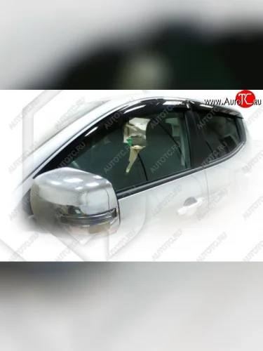 Дефлектора окон CA-Plastiс (Classic полупрозрачный) Fiat Fullback (2016-2018)