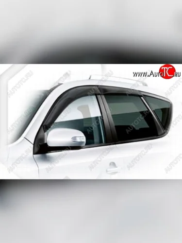 Дефлектора окон CA-Plastiс (Classic полупрозрачный) KIA Ceed 1 ED рестайлинг, хэтчбэк 5 дв. (2010-2012)