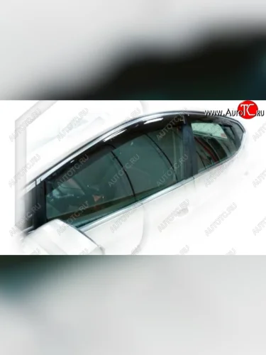 Дефлектора окон CA-Plastiс (Classic полупрозрачный) KIA Ceed  2 JD (2015-2018) рестайлинг, хэтчбэк