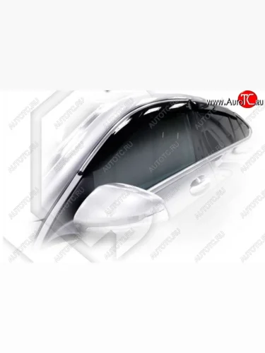 Дефлектора окон CA-Plastiс (Classic полупрозрачный) Mercedes-Benz GLC class  C253 (2016-2025)