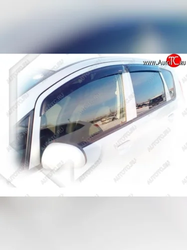 Дефлектора окон CA-Plastiс (Classic полупрозрачный) Mitsubishi Colt  Z30 (2008-2011) хэтчбэк 5 дв. рестайлинг