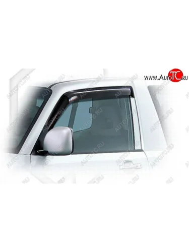 Дефлектора окон 3D (V-63, 65, 68) CA-Plastiс (Classic полупрозрачный) Mitsubishi Pajero  3 V70 (1999-2003) дорестайлинг