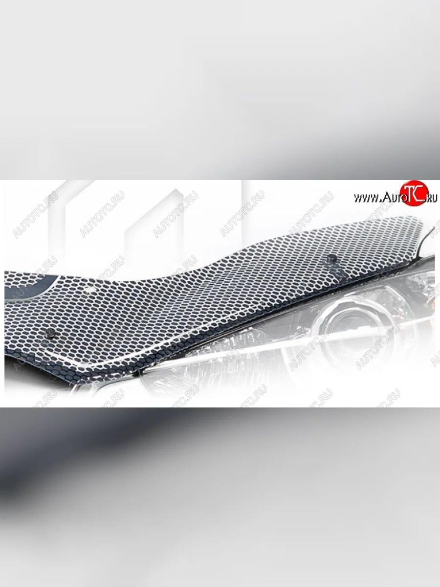 Дефлектор капота CA-Plastiс exclusive Toyota Ist XP110 (2007-2016) (Серия Art графит)  в Самаре Самарской области