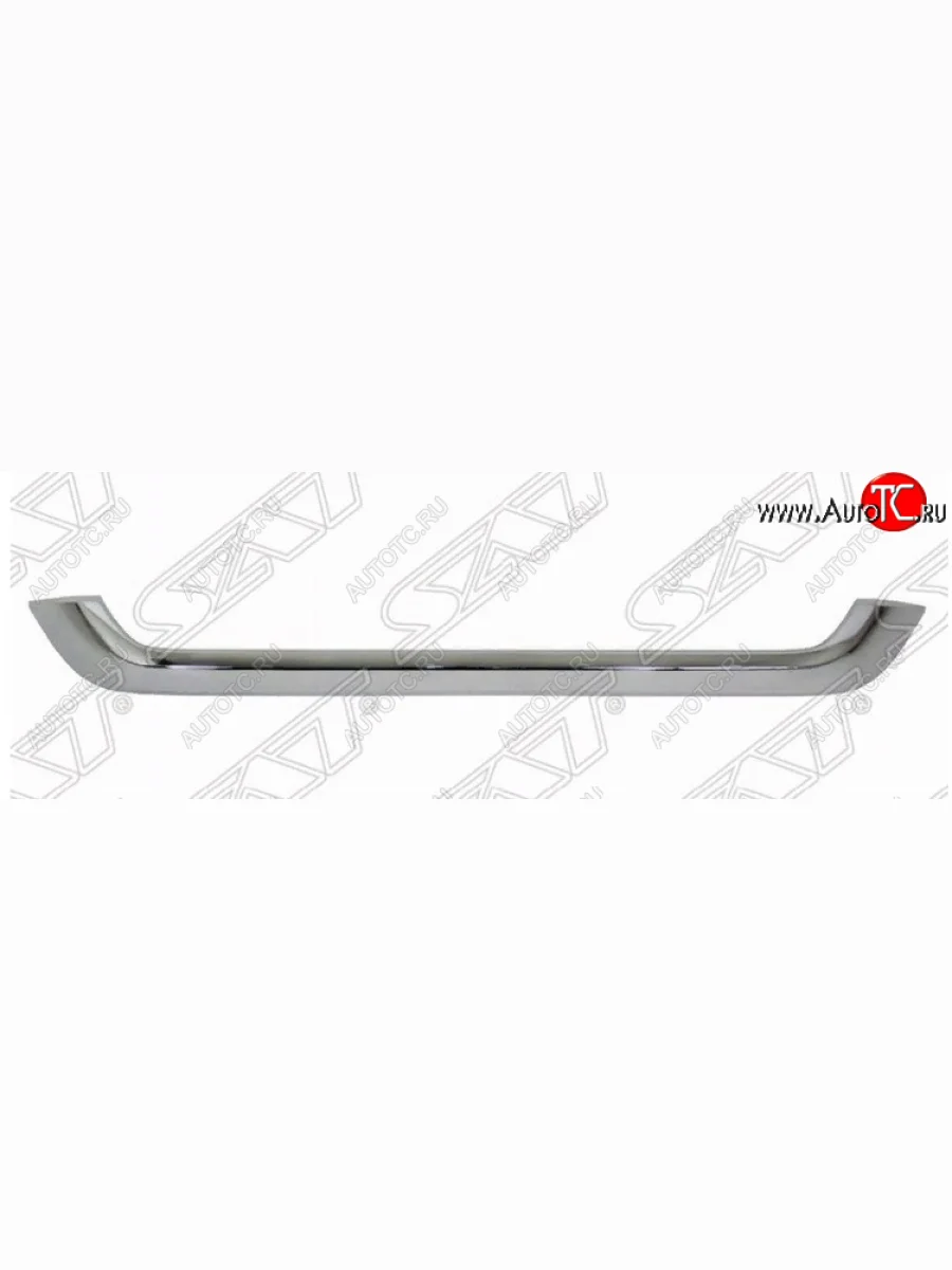 Молдинг решетки радиатора SAT (хром) Honda CR-V RE1,RE2,RE3,RE4,RE5,RE7 рестайлинг (2009-2012) (Центральный)  в Перми Пермском крае