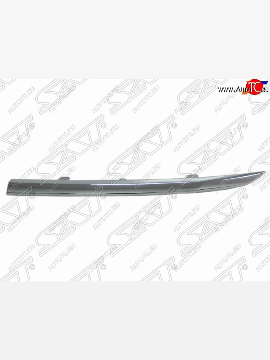 Центральный левый молдинг решетки радиатора SAT Honda CR-V RM1,RM3,RM4 рестайлинг (2014-2018) (хром)  в Перми Пермском крае