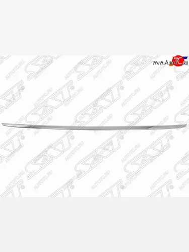 Молдинг решетки радиатора SAT (Хром) (верхний) Honda CR-V RM1,RM3,RM4 дорестайлинг (2012-2015)