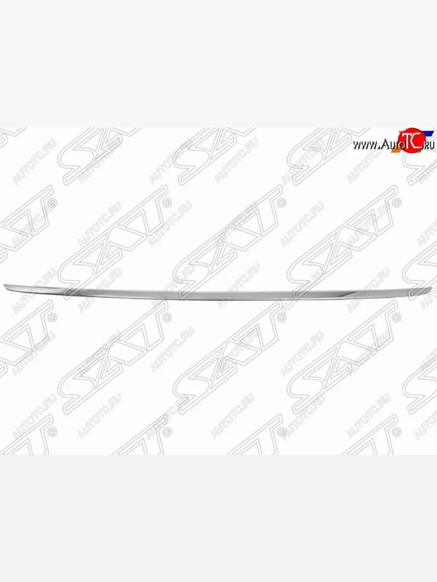 Молдинг решетки радиатора SAT (Хром) Honda CR-V RM1,RM3,RM4 дорестайлинг (2012-2015) (верхний)  в Самаре Самарской области