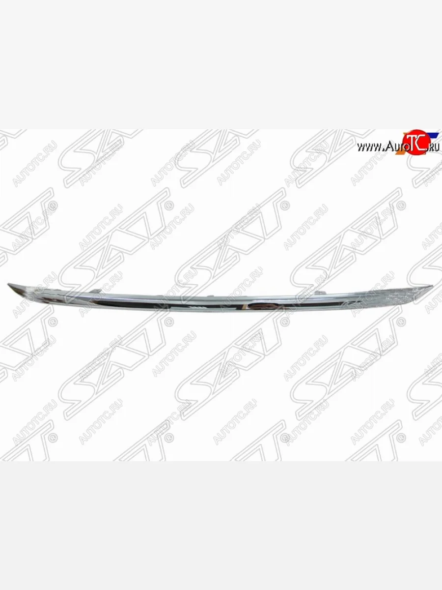 Молдинг решетки радиатора SAT (хром) Honda CR-V RM1,RM3,RM4 дорестайлинг (2012-2015) (Нижний)  в Самаре Самарской области