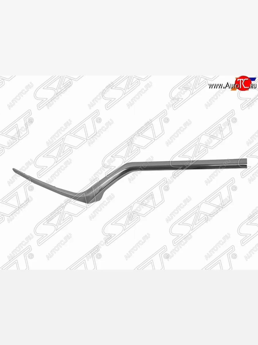 Правый молдинг решетки радиатора SAT (хром) Honda CR-V RW,RT дорестайлинг (2016-2020)  в Самаре Самарской области