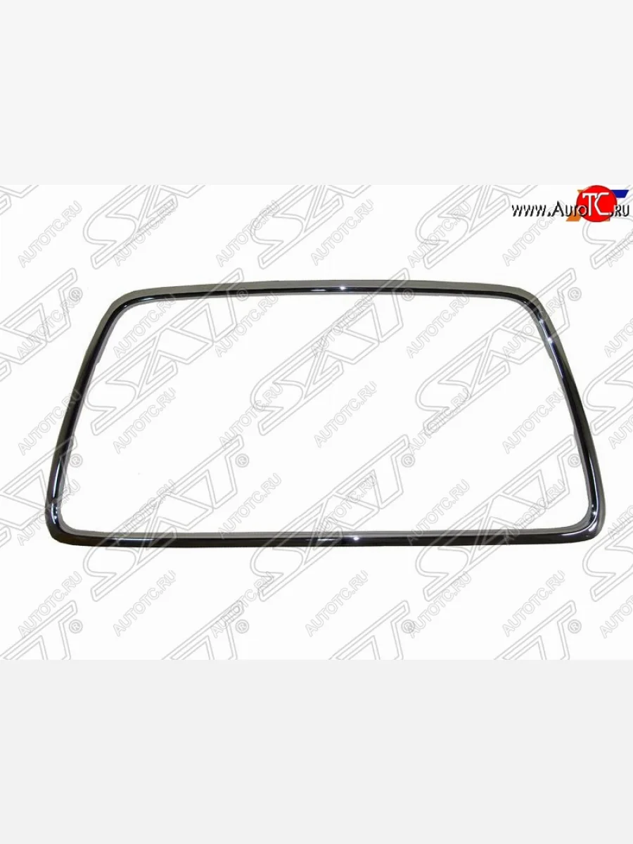 Молдинг решетки радиатора SAT (хром) Mitsubishi Lancer 10 CY хэтчбэк дорестайлинг (2007-2010)  с доставкой в г. Керчь