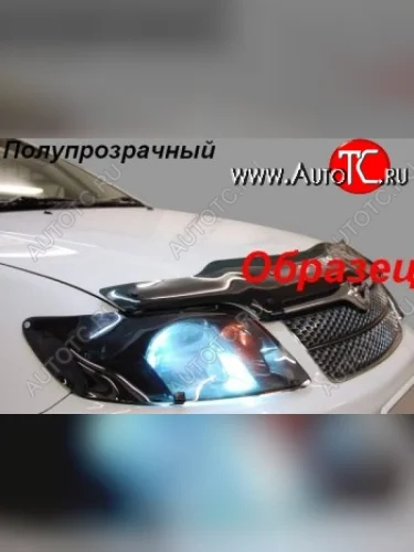 Защита фар (U20-U28) CA-Plastic (Classic полупрозрачный) Toyota Kluger  XU20 (2000-2003) дорестайлинг