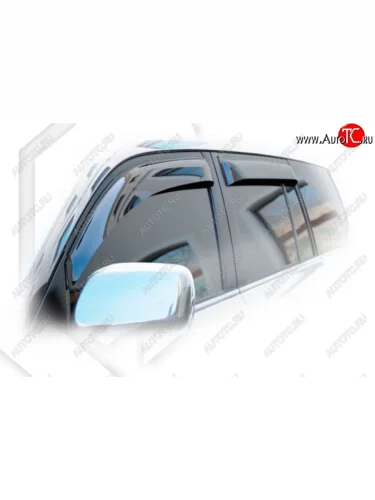 Дефлектора окон CA-Plastic (Classic полупрозрачный) Toyota Land Cruiser 200 1-ый рестайлинг (2012-2015)