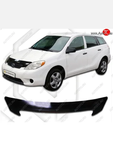 Дефлектор капота CA-Plastiс (Classic черный) Toyota Matrix E130 (2003-2008)