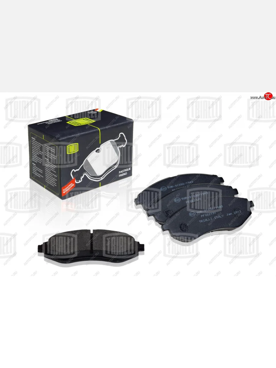 Колодка переднего дискового тормоза TRIALLI Chevrolet Aveo T250 хэтчбек 5 дв рестайлинг (2006-2011)  в Керчи Республика Крым